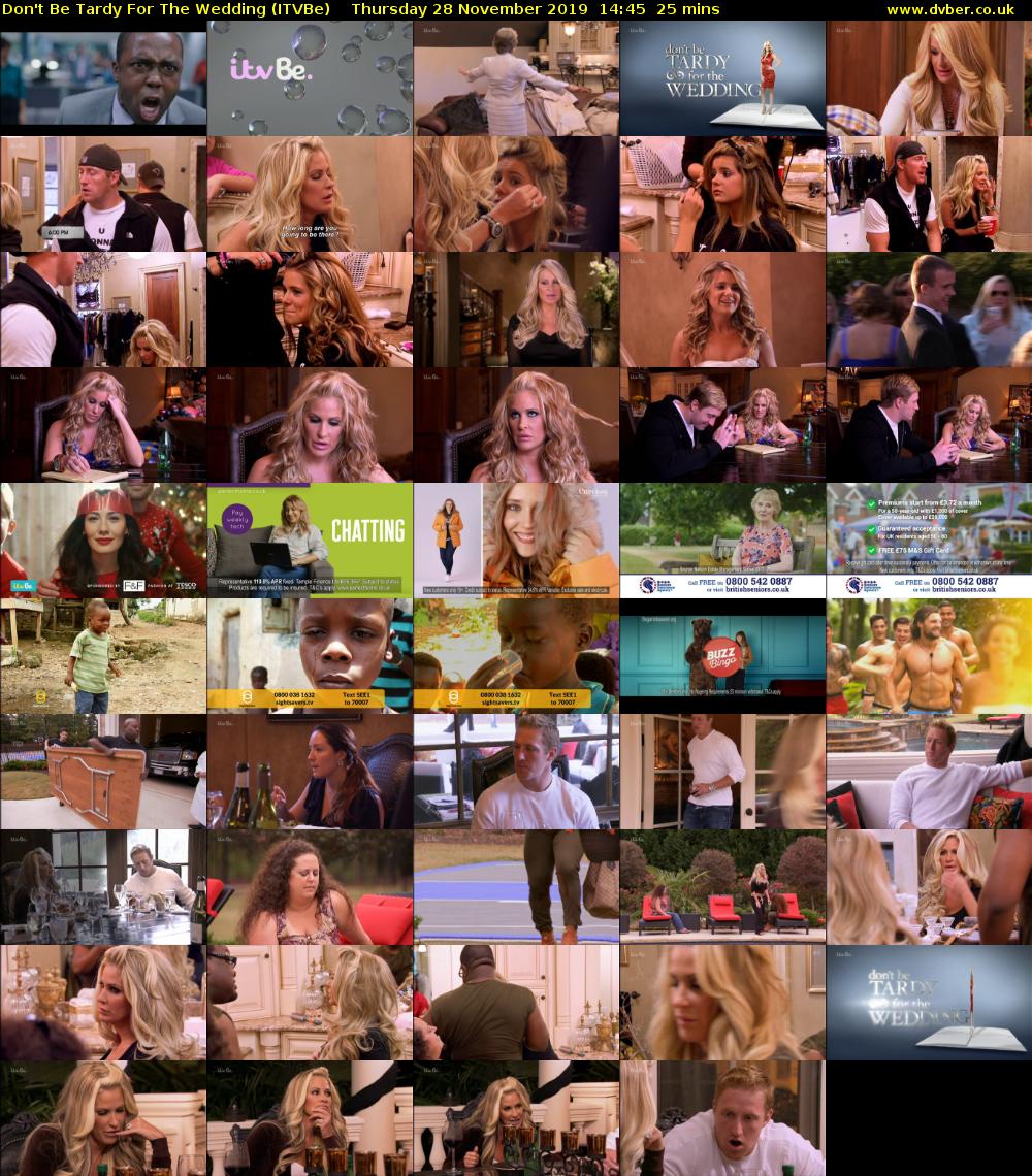 Don't Be Tardy for the Wedding (ITVBe) Thursday 28 November 2019 14:45 - 15:10