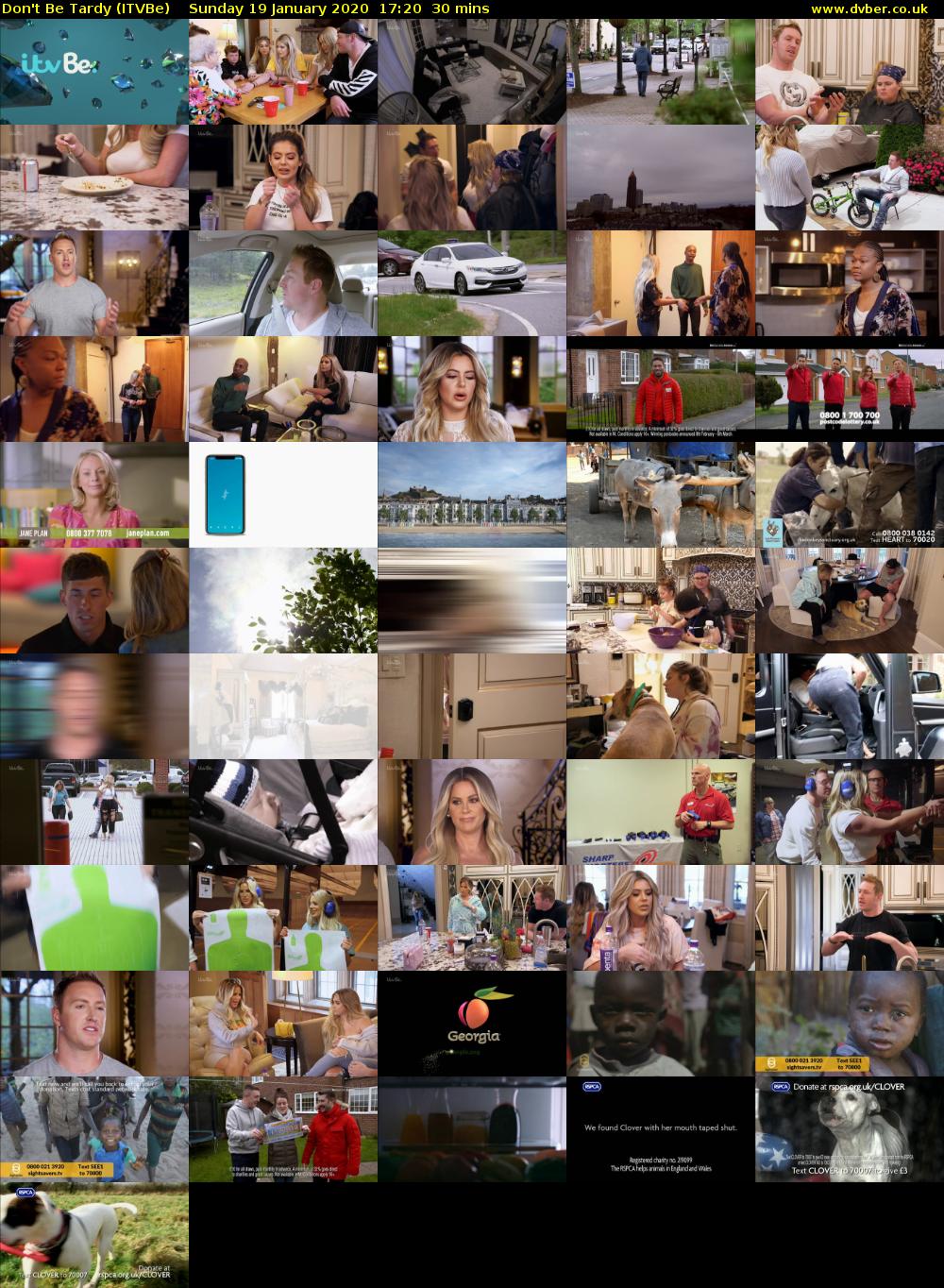 Don't Be Tardy (ITVBe) Sunday 19 January 2020 17:20 - 17:50