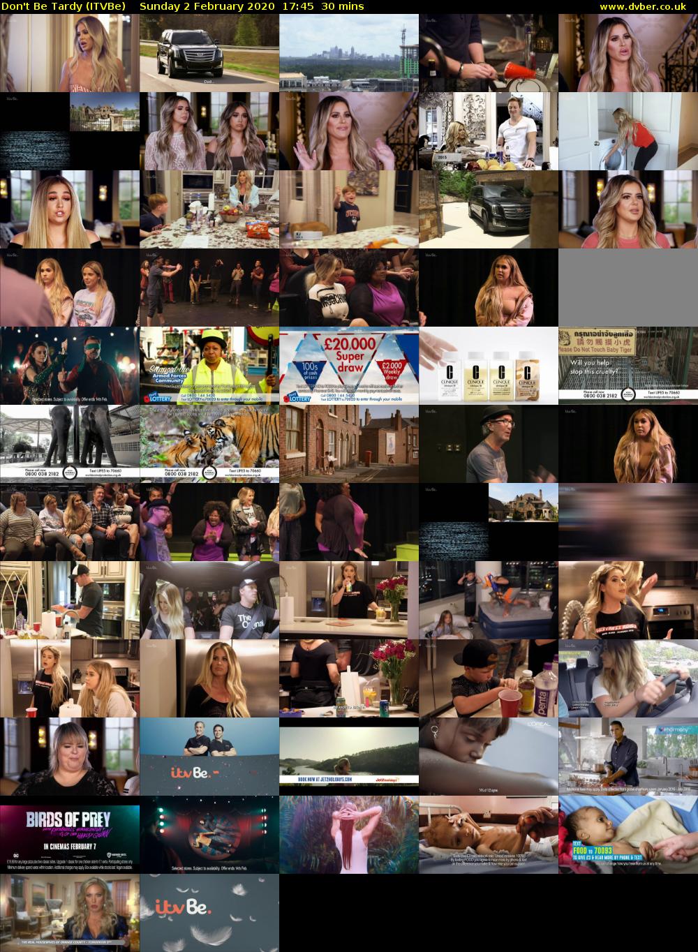 Don't Be Tardy (ITVBe) Sunday 2 February 2020 17:45 - 18:15