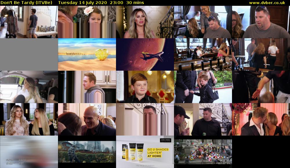 Don't Be Tardy (ITVBe) Tuesday 14 July 2020 23:00 - 23:30