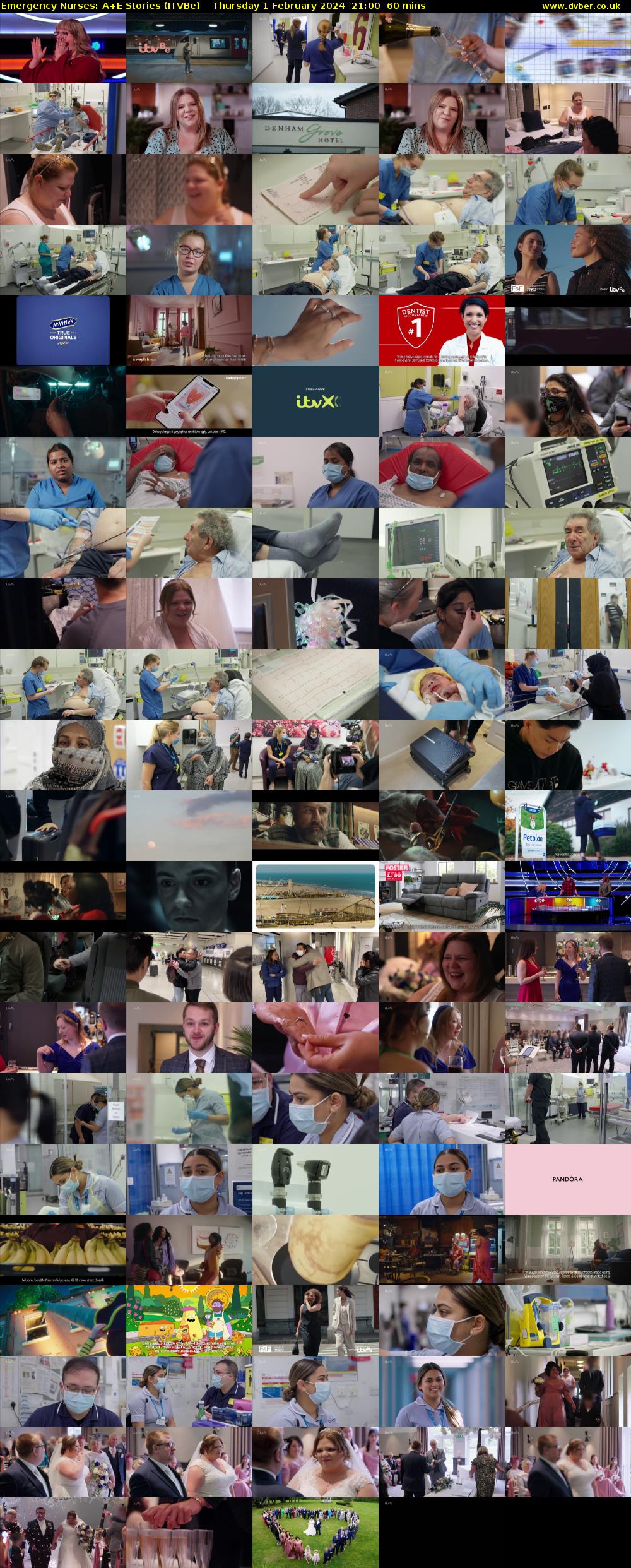 Emergency Nurses: A+E Stories (ITVBe) Thursday 1 February 2024 21:00 - 22:00