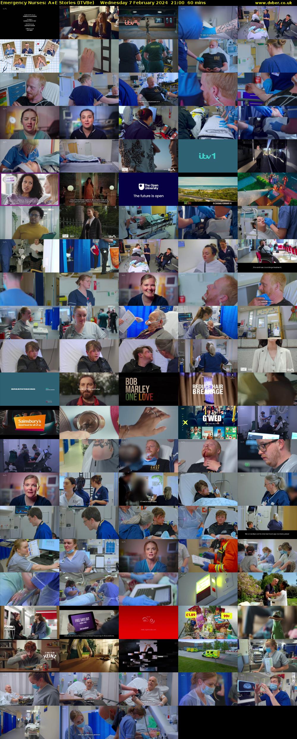 Emergency Nurses: A+E Stories (ITVBe) Wednesday 7 February 2024 21:00 - 22:00