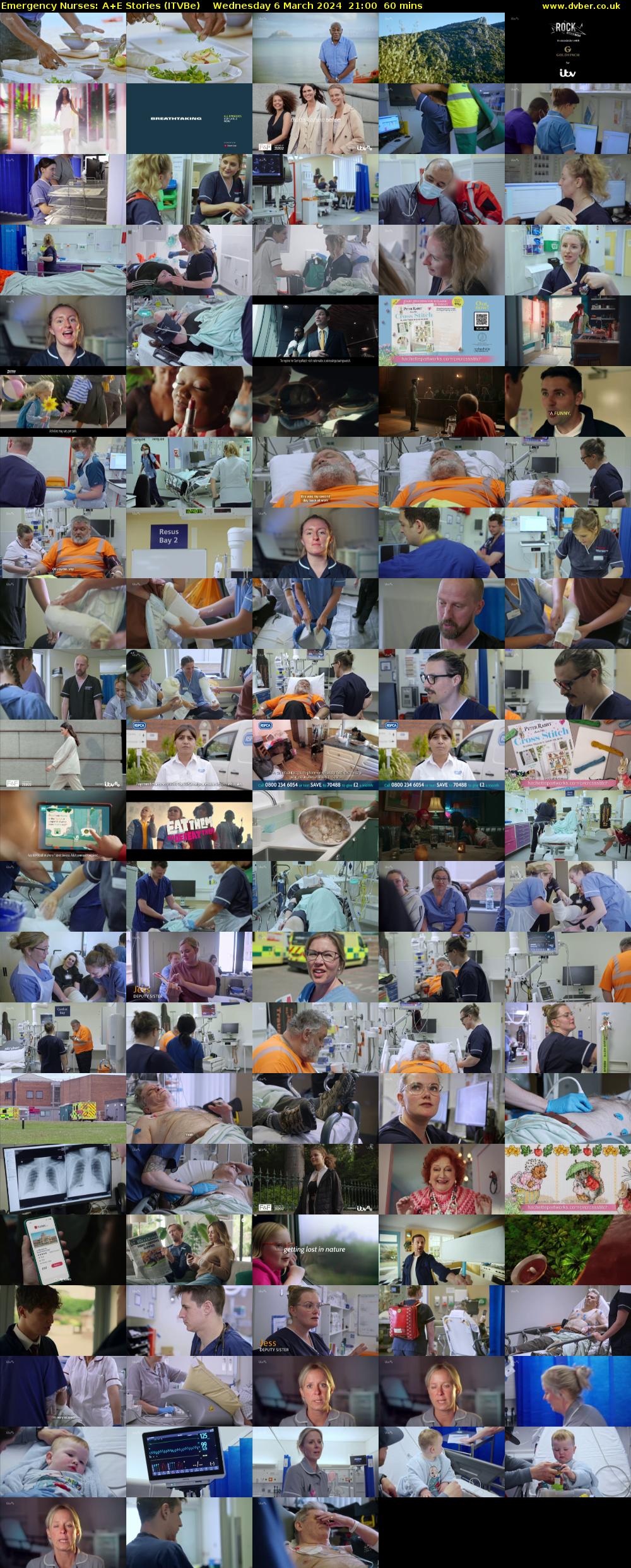Emergency Nurses: A+E Stories (ITVBe) Wednesday 6 March 2024 21:00 - 22:00