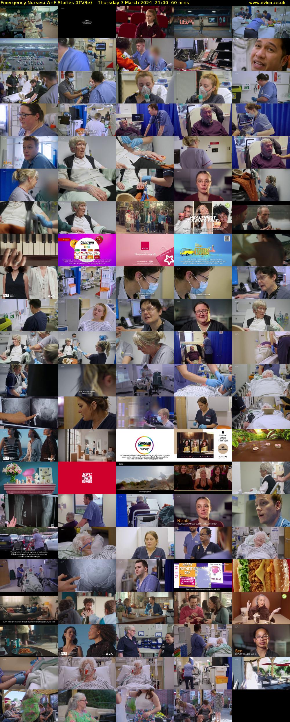 Emergency Nurses: A+E Stories (ITVBe) Thursday 7 March 2024 21:00 - 22:00