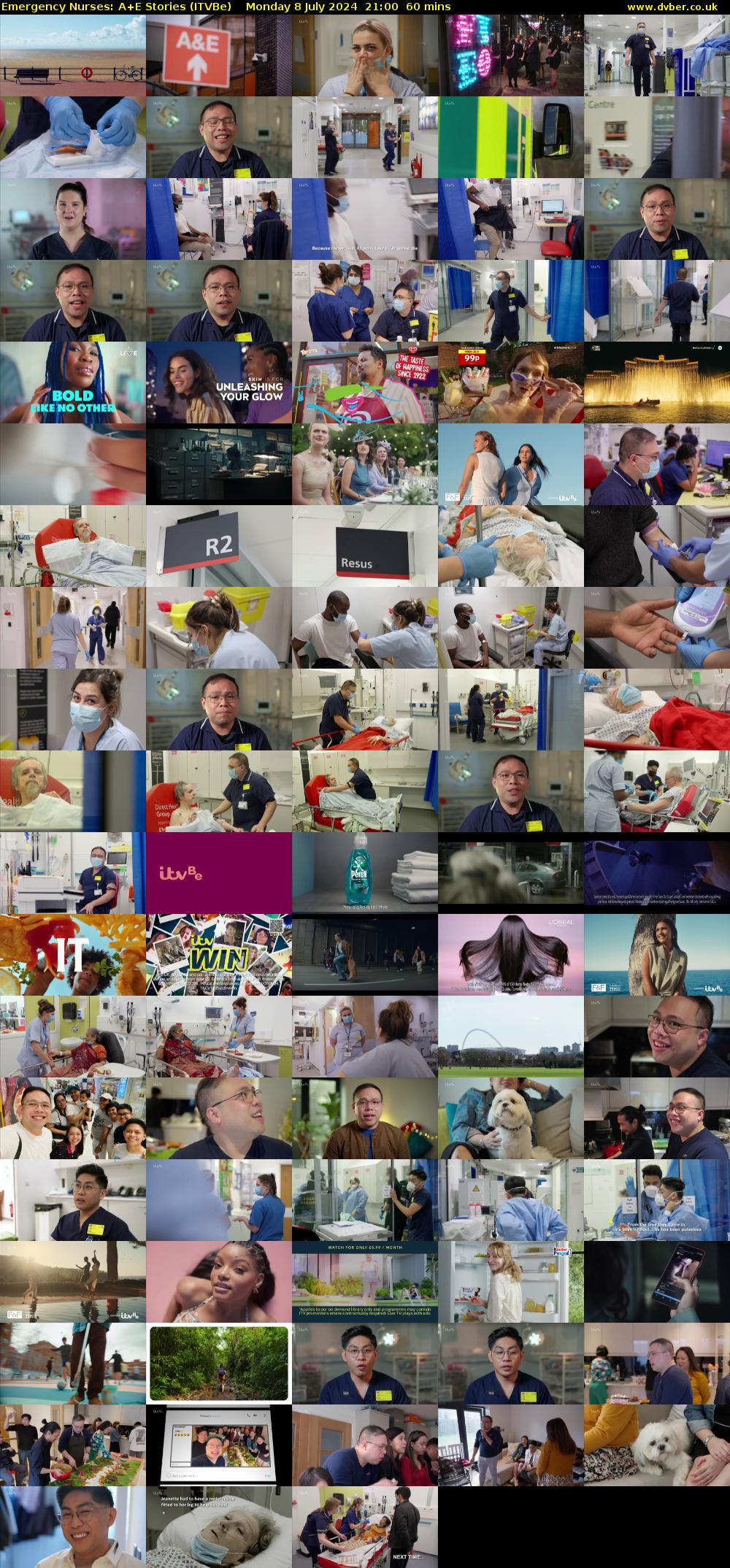 Emergency Nurses: A+E Stories (ITVBe) Monday 8 July 2024 21:00 - 22:00