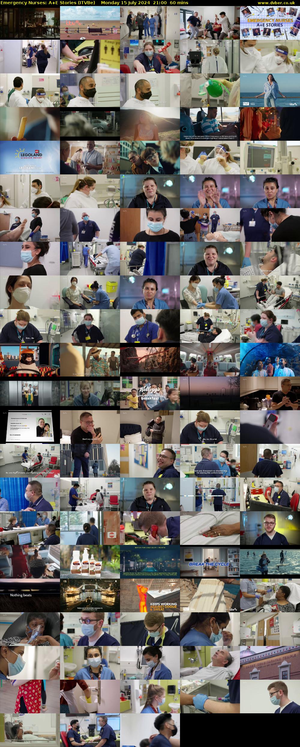 Emergency Nurses: A+E Stories (ITVBe) Monday 15 July 2024 21:00 - 22:00