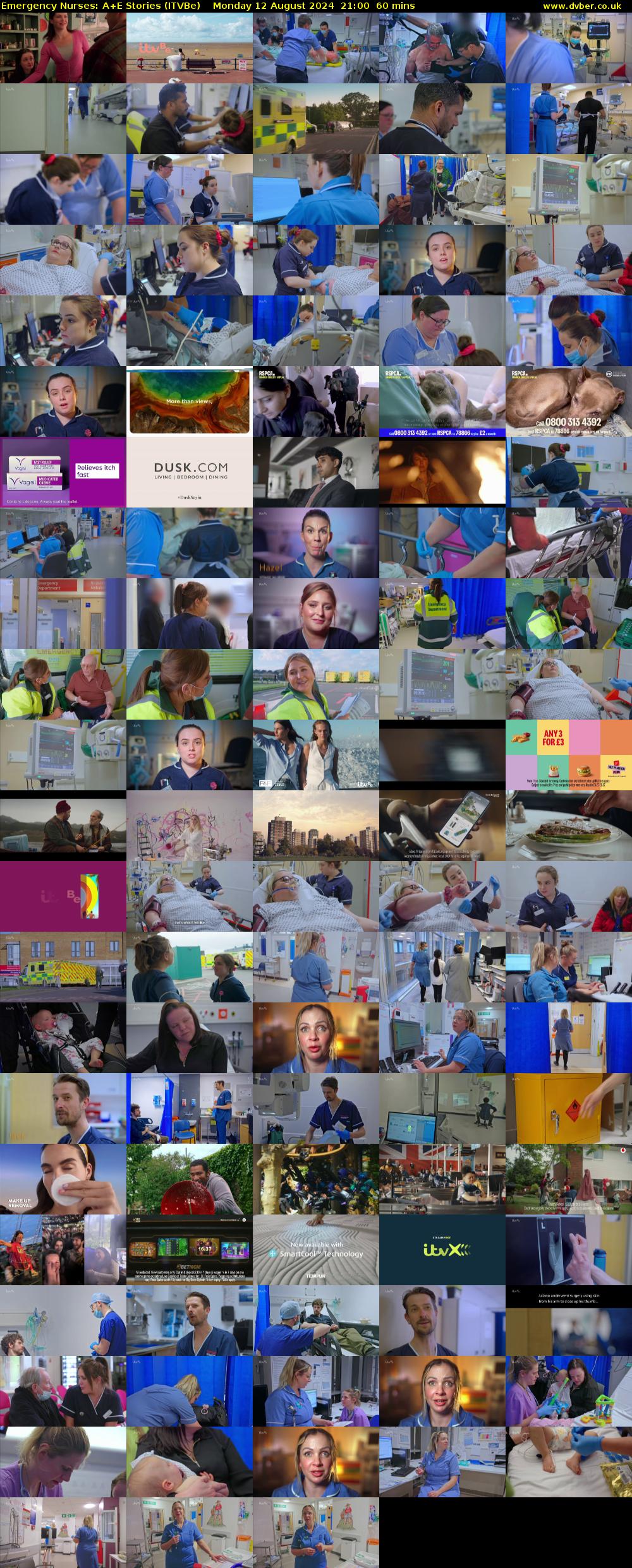 Emergency Nurses: A+E Stories (ITVBe) Monday 12 August 2024 21:00 - 22:00