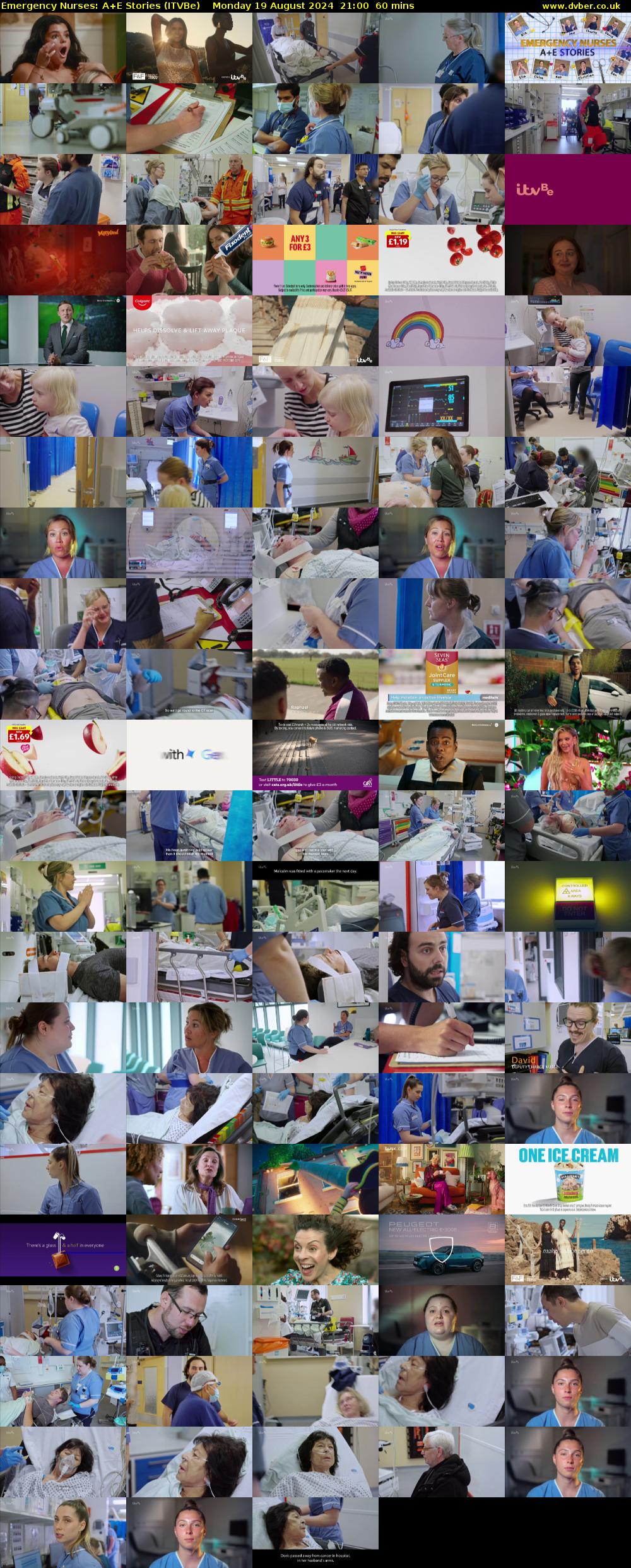 Emergency Nurses: A+E Stories (ITVBe) Monday 19 August 2024 21:00 - 22:00