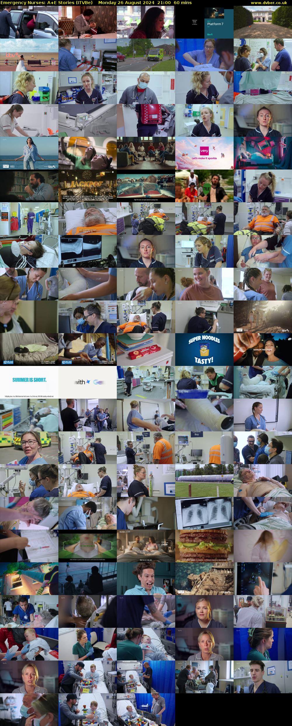 Emergency Nurses: A+E Stories (ITVBe) Monday 26 August 2024 21:00 - 22:00
