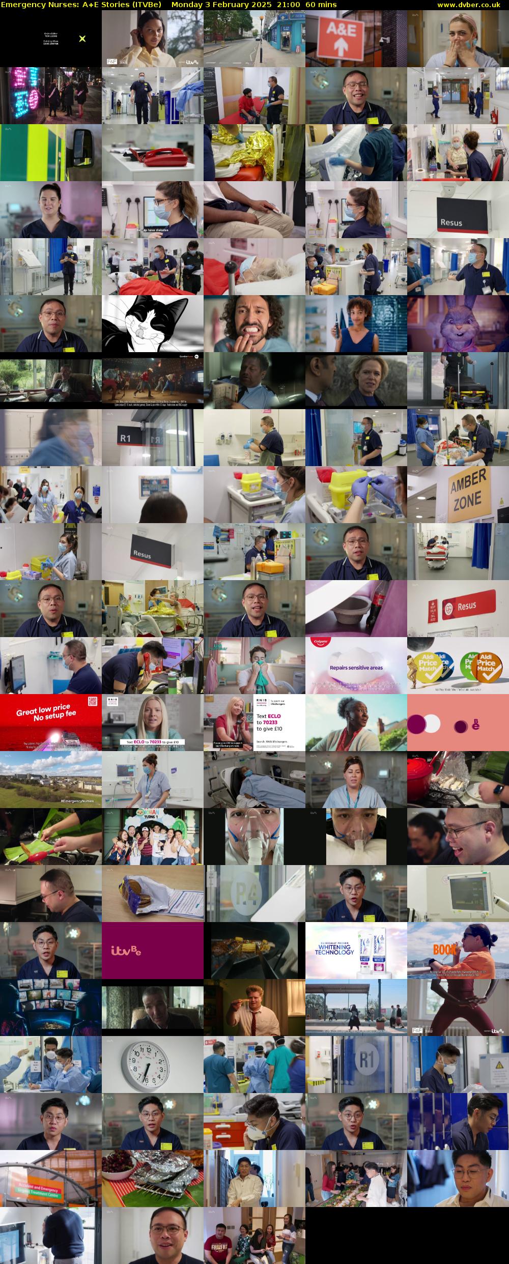 Emergency Nurses: A+E Stories (ITVBe) Monday 3 February 2025 21:00 - 22:00