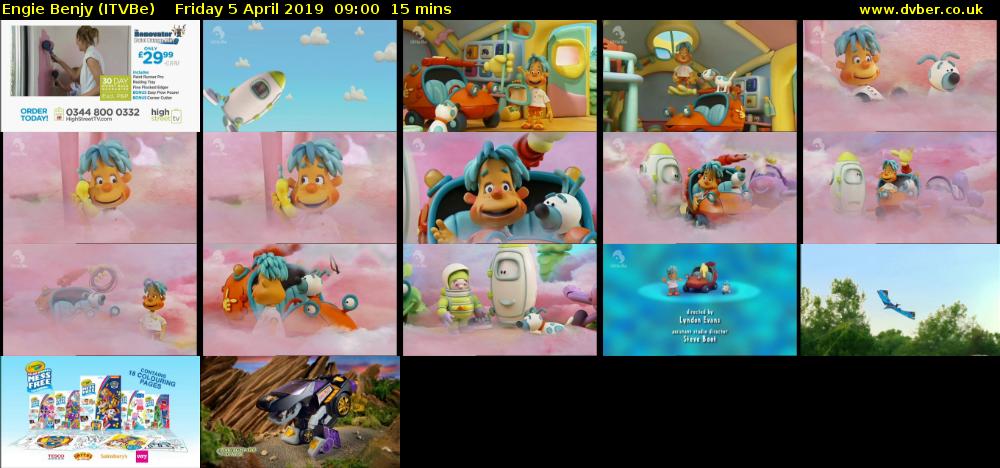 Engie Benjy (ITVBe) Friday 5 April 2019 09:00 - 09:15
