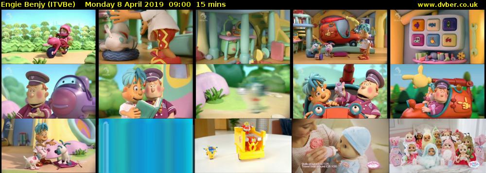 Engie Benjy (ITVBe) Monday 8 April 2019 09:00 - 09:15