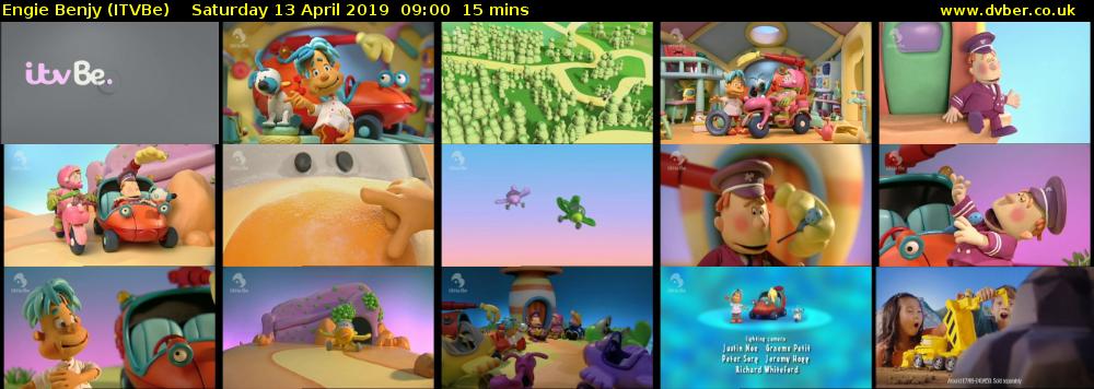 Engie Benjy (ITVBe) Saturday 13 April 2019 09:00 - 09:15