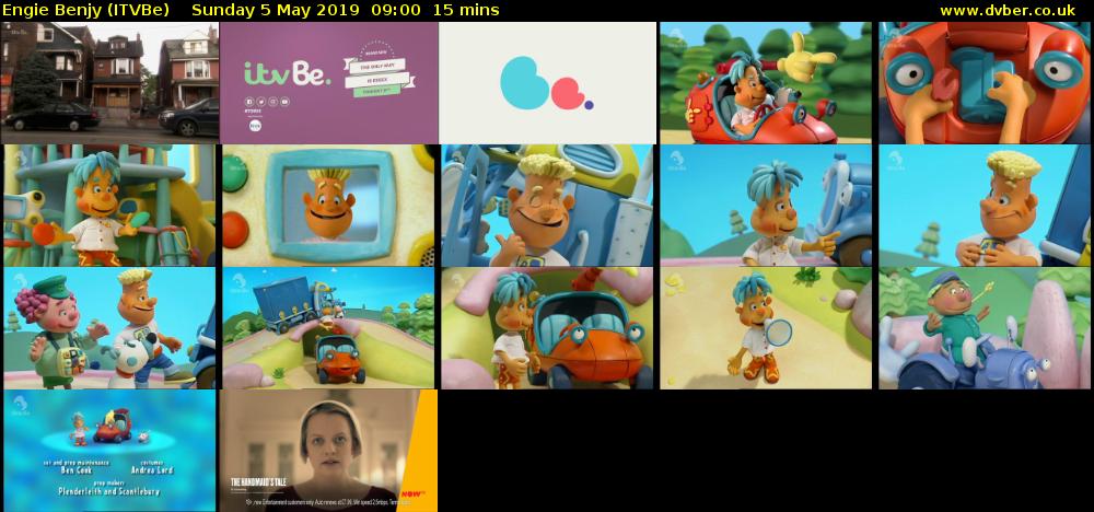 Engie Benjy (ITVBe) Sunday 5 May 2019 09:00 - 09:15