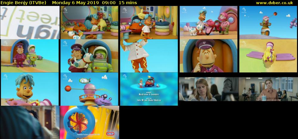 Engie Benjy (ITVBe) Monday 6 May 2019 09:00 - 09:15