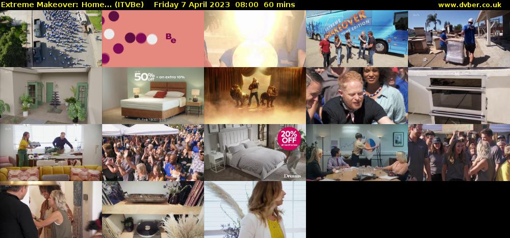 Extreme Makeover: Home... (ITVBe) Friday 7 April 2023 08:00 - 09:00