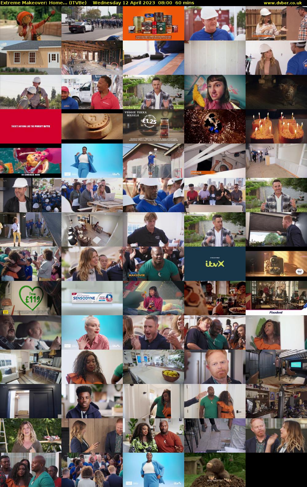 Extreme Makeover: Home... (ITVBe) Wednesday 12 April 2023 08:00 - 09:00