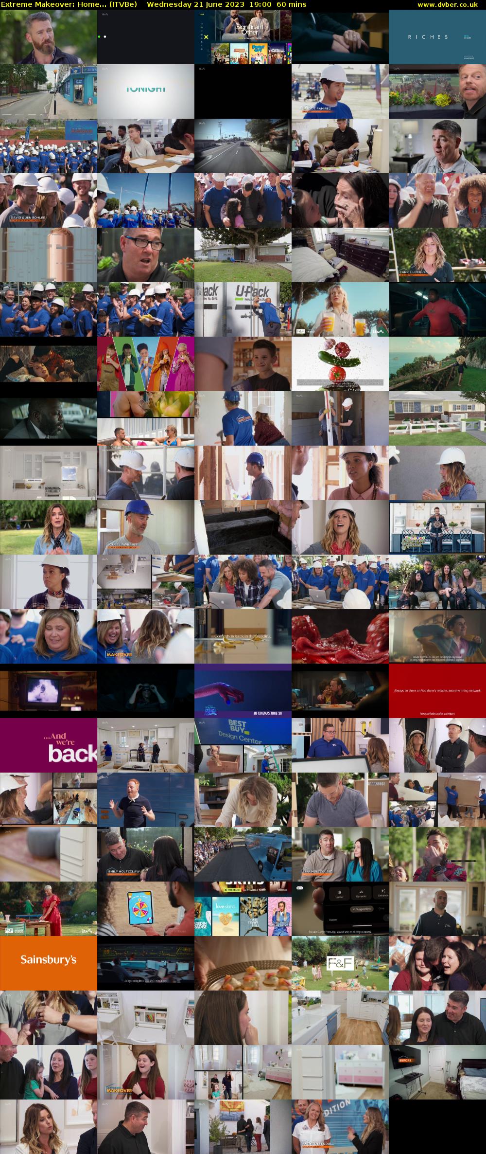 Extreme Makeover: Home... (ITVBe) Wednesday 21 June 2023 19:00 - 20:00