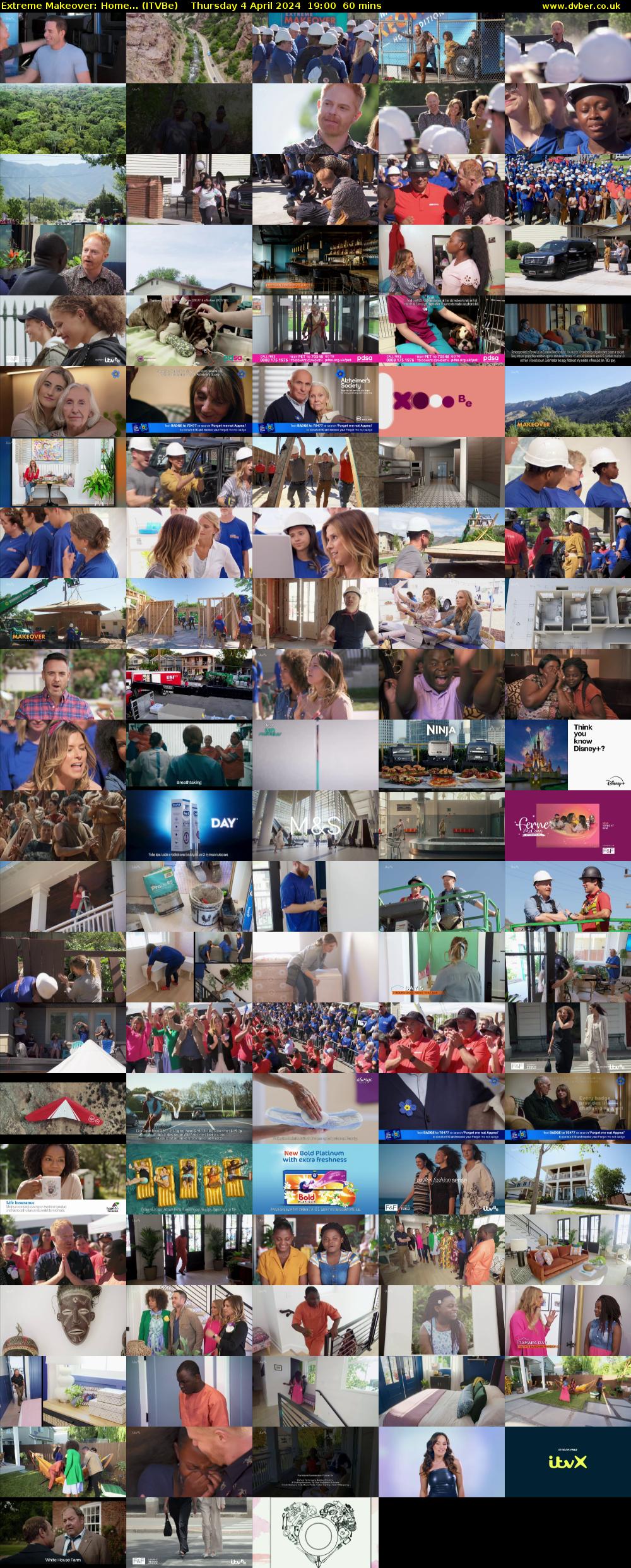 Extreme Makeover: Home... (ITVBe) Thursday 4 April 2024 19:00 - 20:00