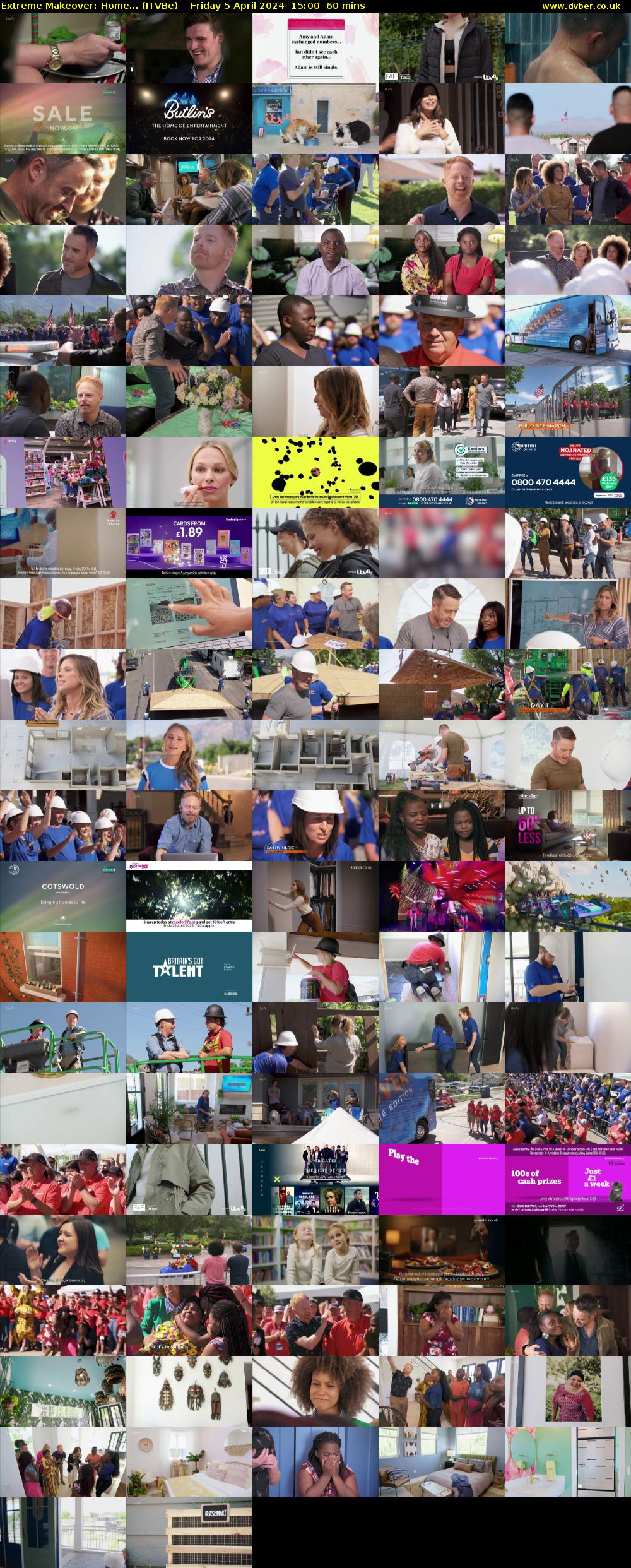 Extreme Makeover: Home... (ITVBe) Friday 5 April 2024 15:00 - 16:00
