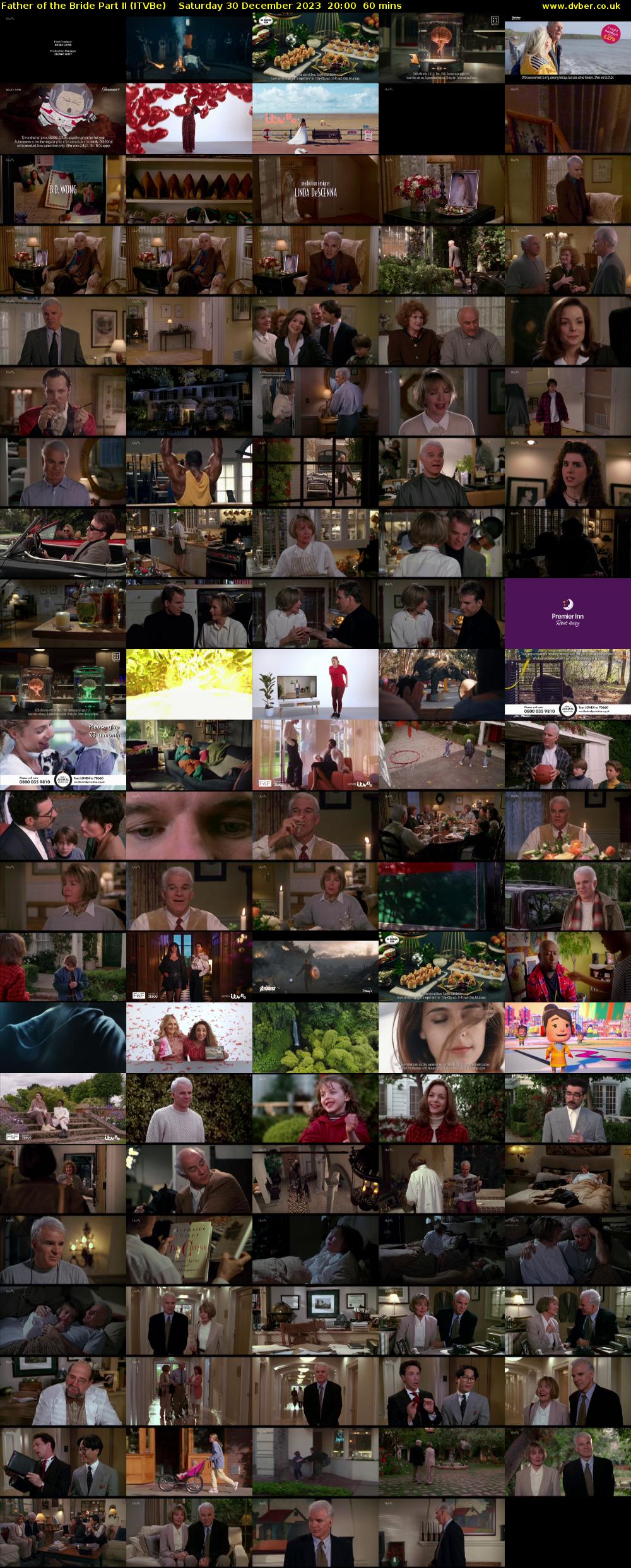 Father of the Bride Part II (ITVBe) Saturday 30 December 2023 20:00 - 21:00