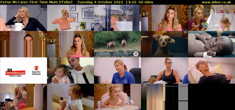 Ferne McCann: First Time Mum (ITVBe) Tuesday 4 October 2022 13:20 - 14:20