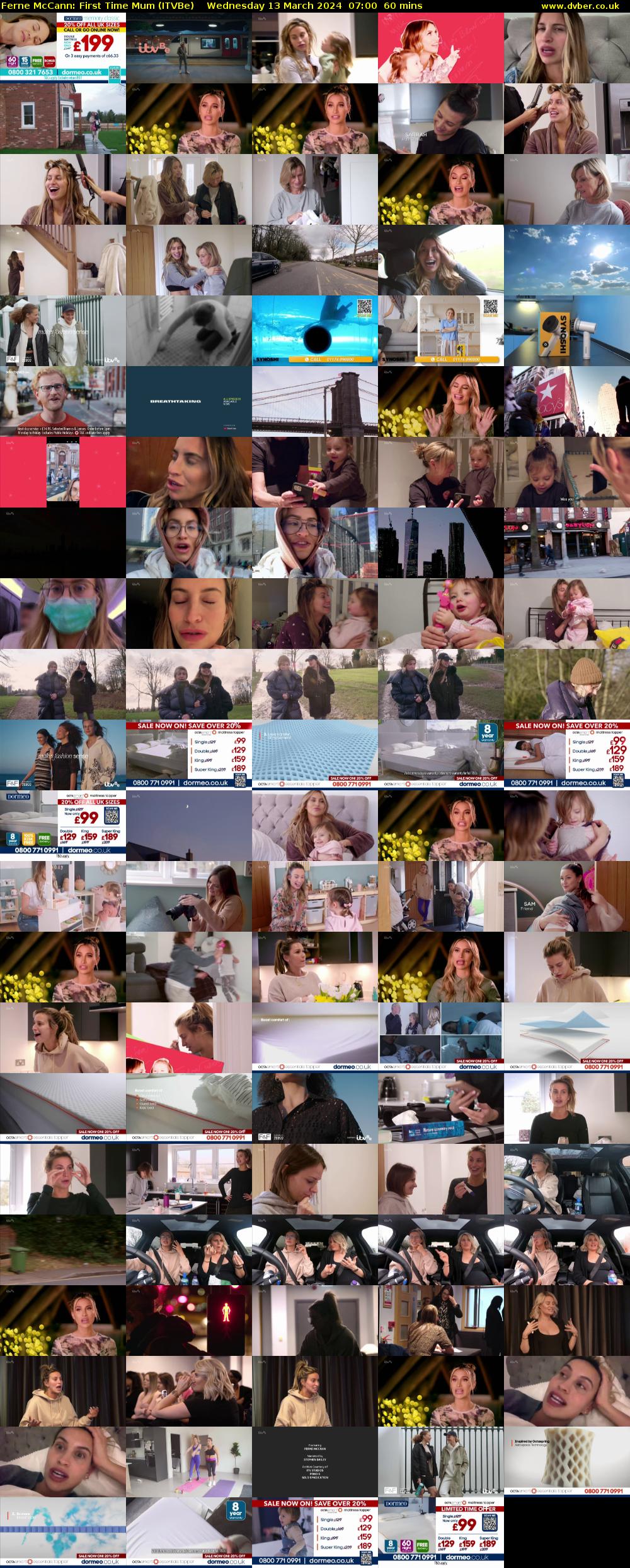 Ferne McCann: First Time Mum (ITVBe) Wednesday 13 March 2024 07:00 - 08:00