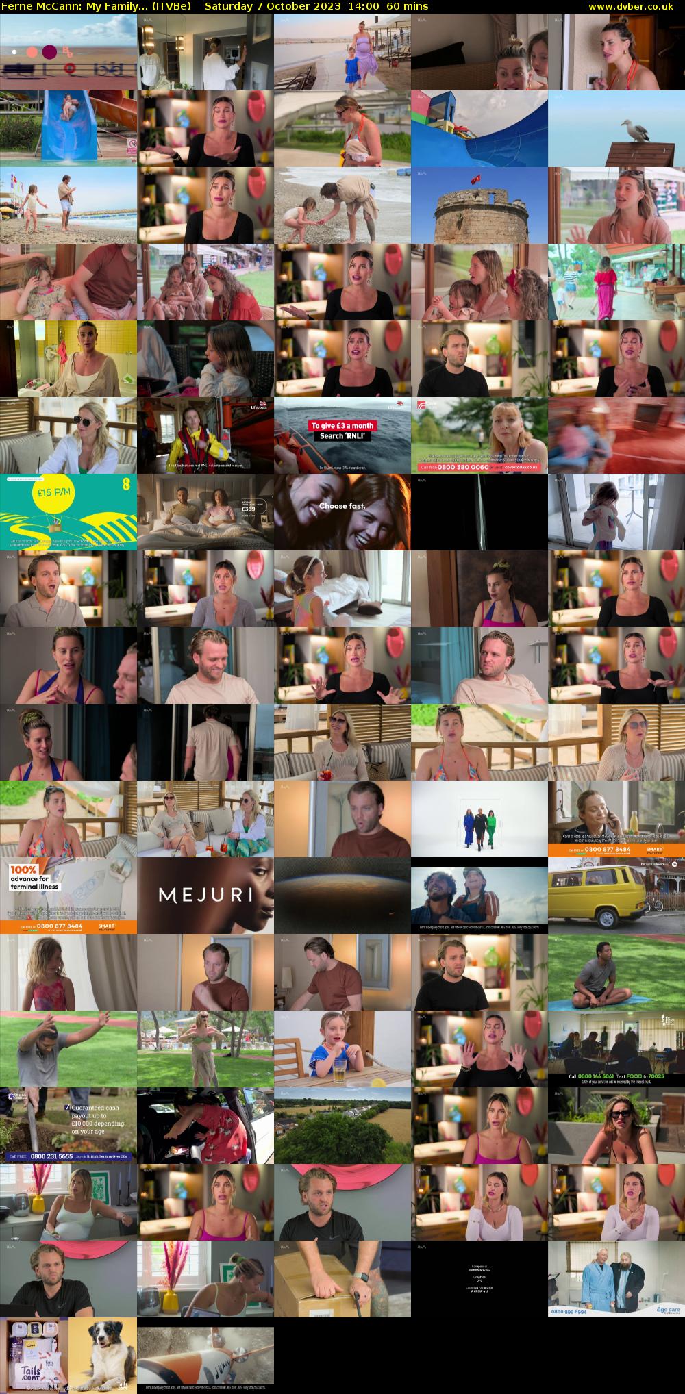Ferne McCann: My Family... (ITVBe) Saturday 7 October 2023 14:00 - 15:00