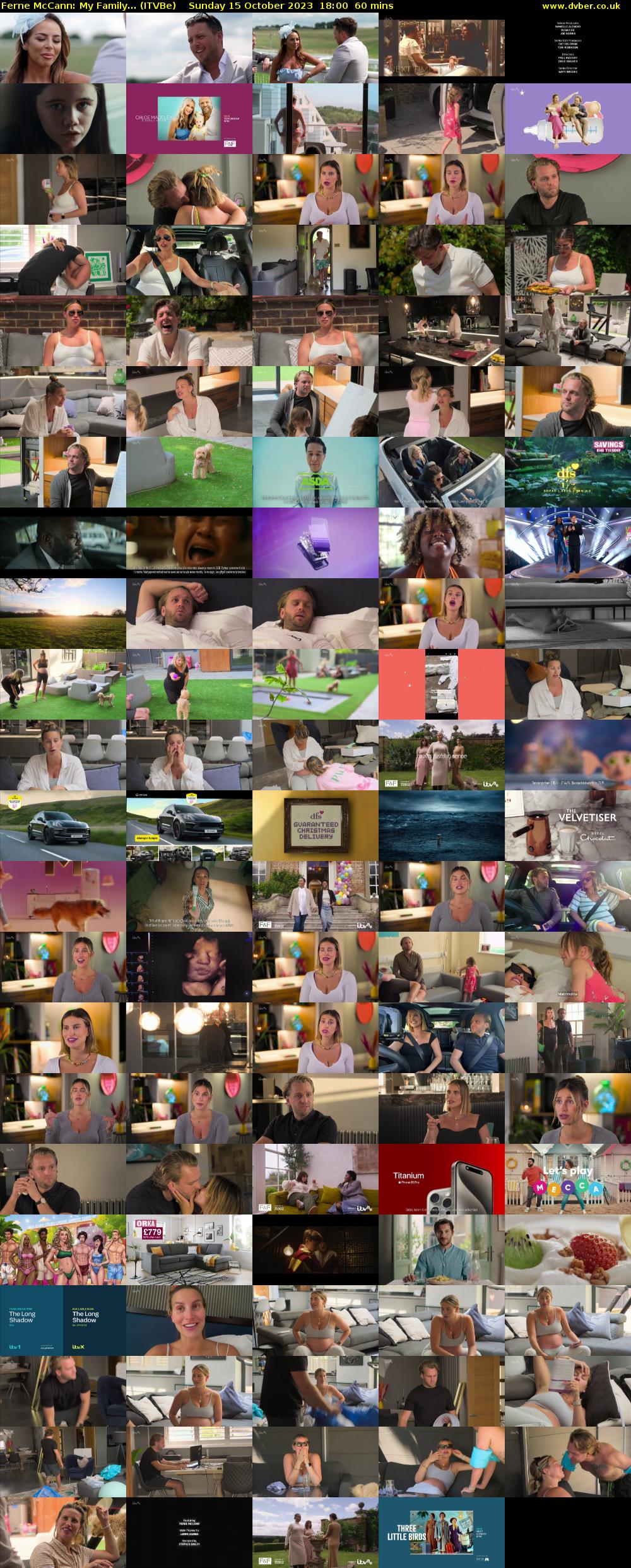 Ferne McCann: My Family... (ITVBe) Sunday 15 October 2023 18:00 - 19:00