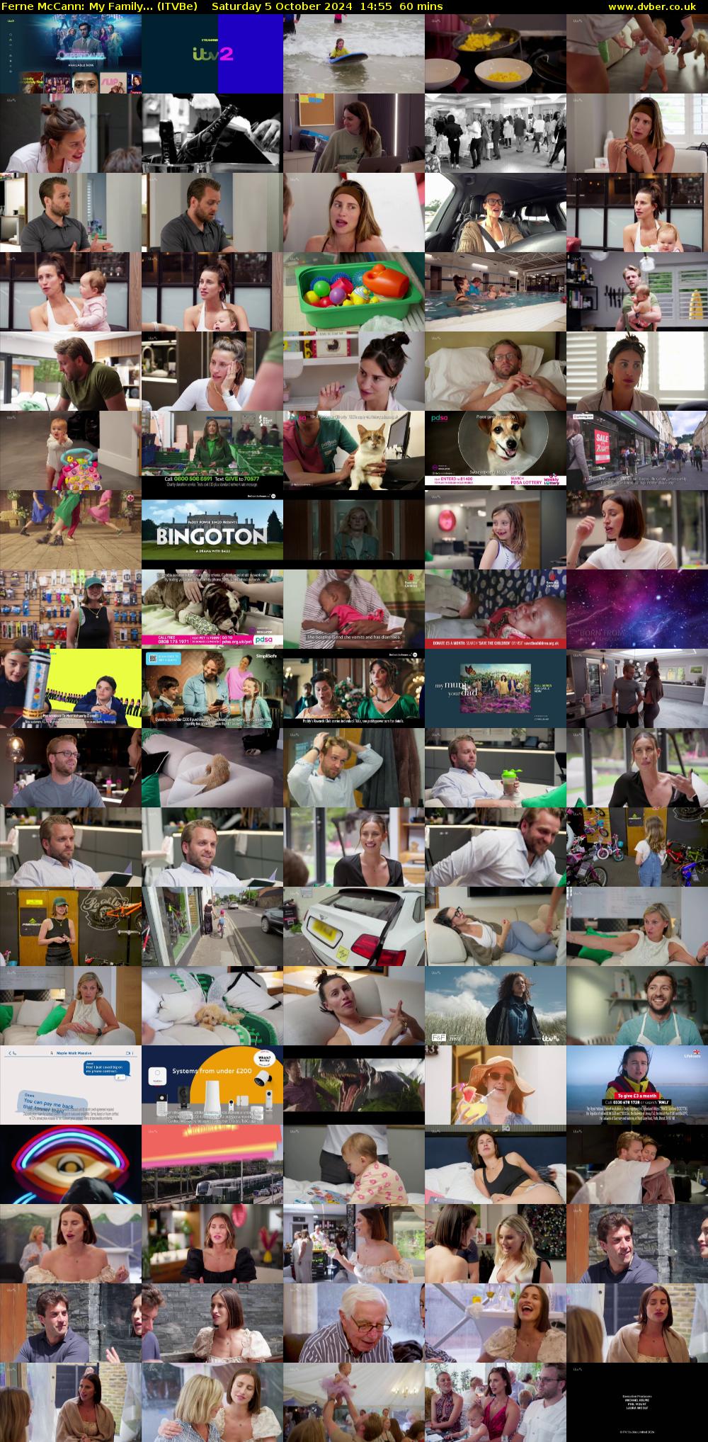 Ferne McCann: My Family... (ITVBe) Saturday 5 October 2024 14:55 - 15:55