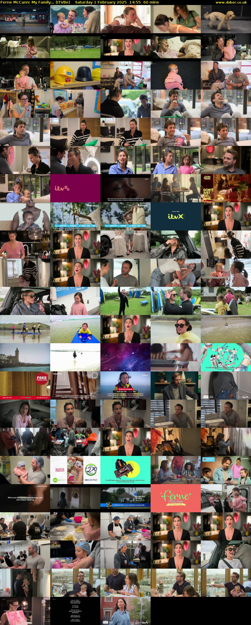 Ferne McCann: My Family... (ITVBe) Saturday 1 February 2025 14:55 - 15:55