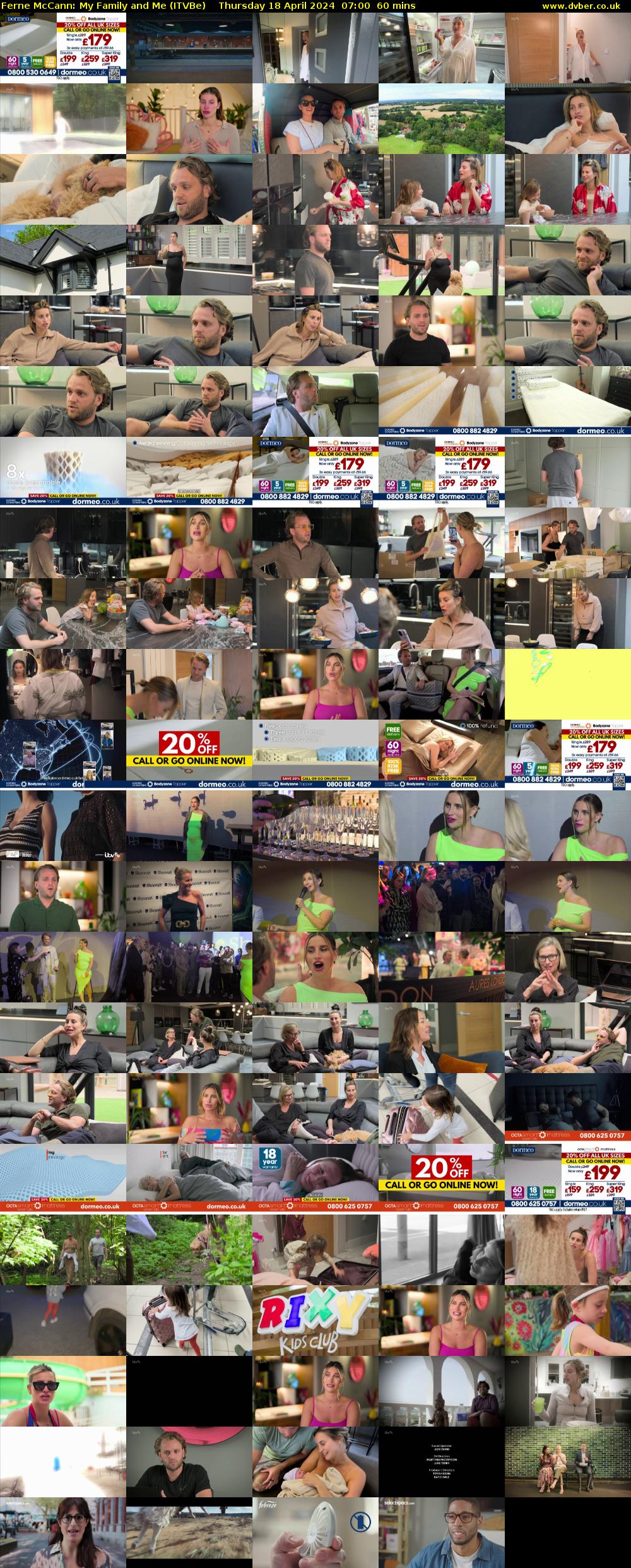 Ferne McCann: My Family and Me (ITVBe) Thursday 18 April 2024 07:00 - 08:00