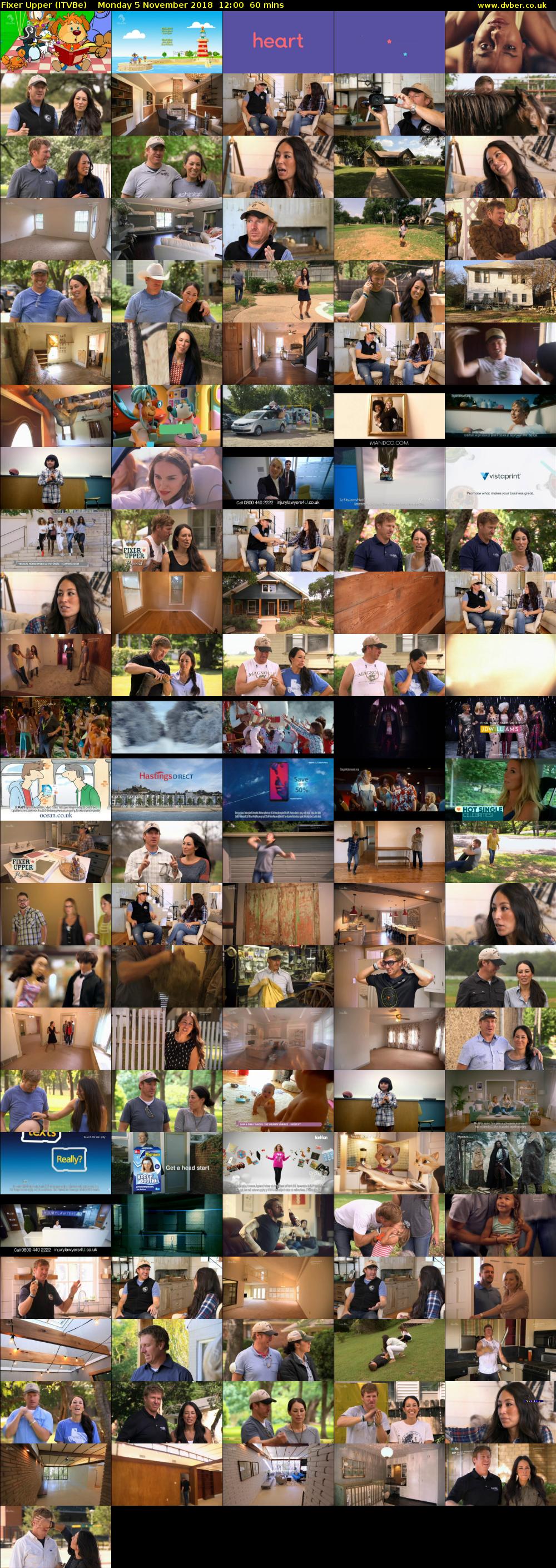 Fixer Upper (ITVBe) Monday 5 November 2018 12:00 - 13:00
