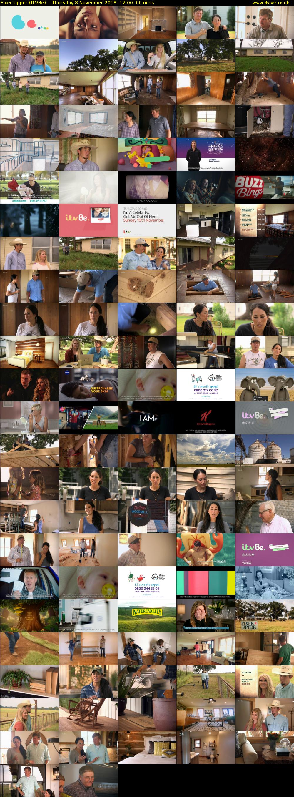 Fixer Upper (ITVBe) Thursday 8 November 2018 12:00 - 13:00