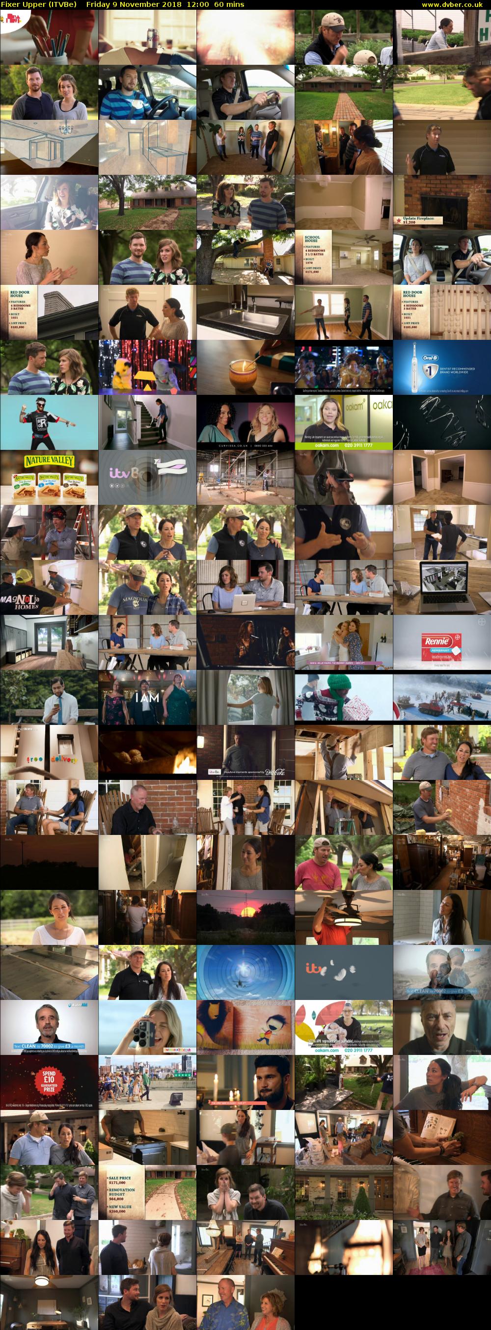 Fixer Upper (ITVBe) Friday 9 November 2018 12:00 - 13:00