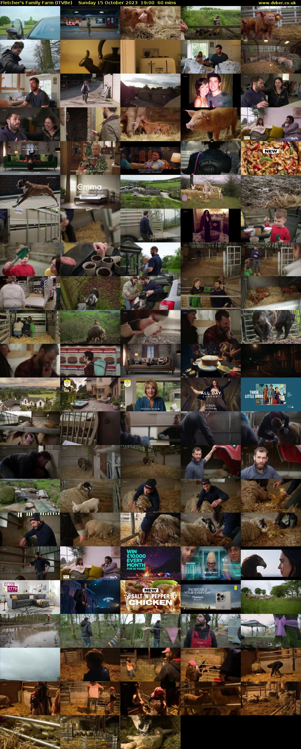Fletcher's Family Farm (ITVBe) Sunday 15 October 2023 19:00 - 20:00