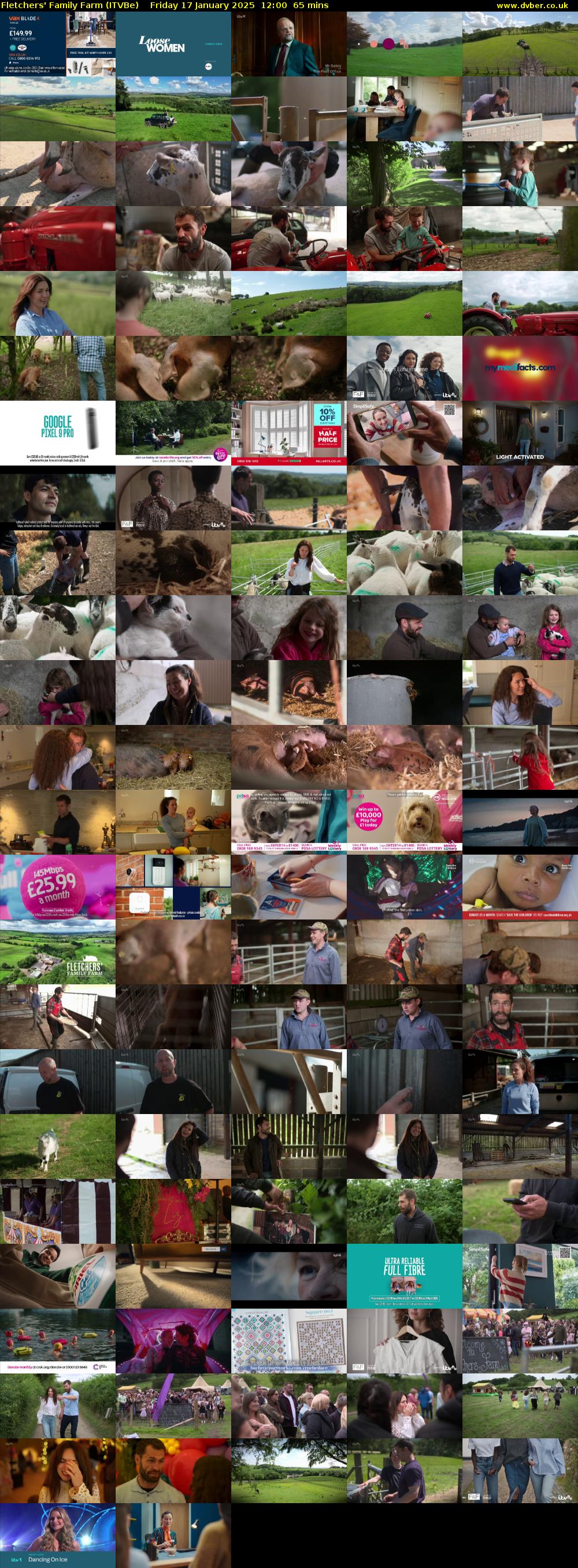 Fletchers' Family Farm (ITVBe) Friday 17 January 2025 12:00 - 13:05