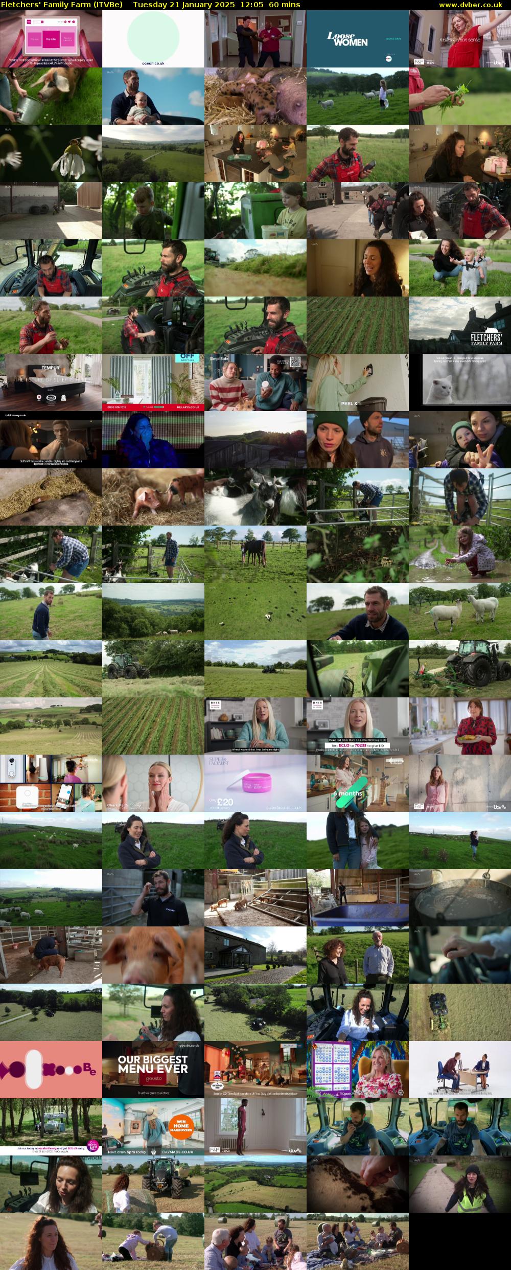 Fletchers' Family Farm (ITVBe) Tuesday 21 January 2025 12:05 - 13:05