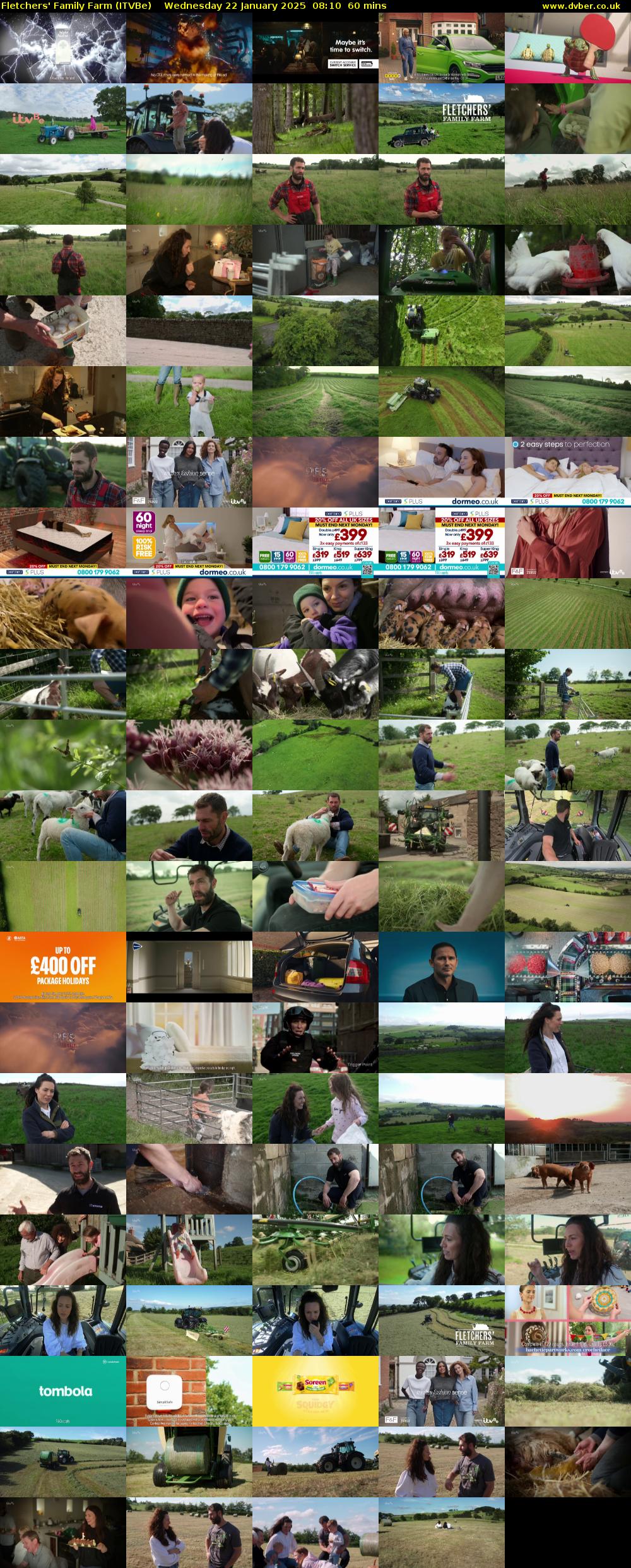 Fletchers' Family Farm (ITVBe) Wednesday 22 January 2025 08:10 - 09:10