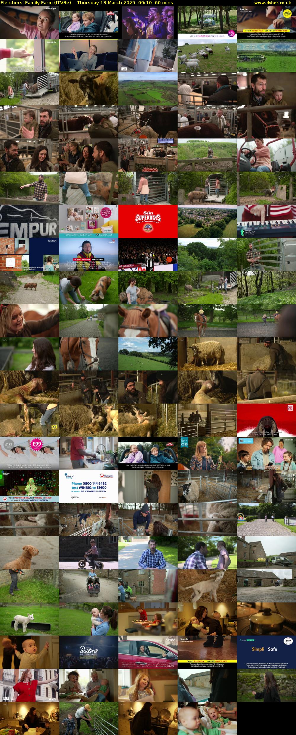 Fletchers' Family Farm (ITVBe) Thursday 13 March 2025 09:10 - 10:10