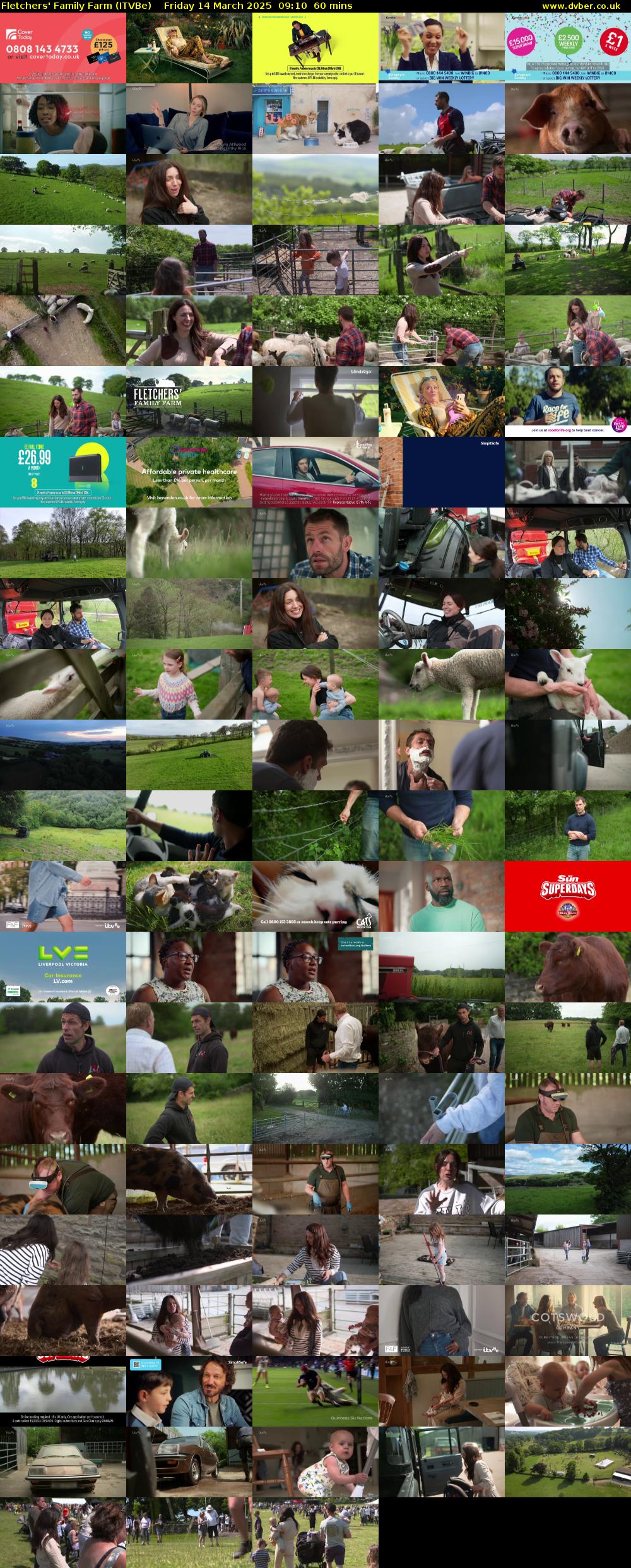 Fletchers' Family Farm (ITVBe) Friday 14 March 2025 09:10 - 10:10
