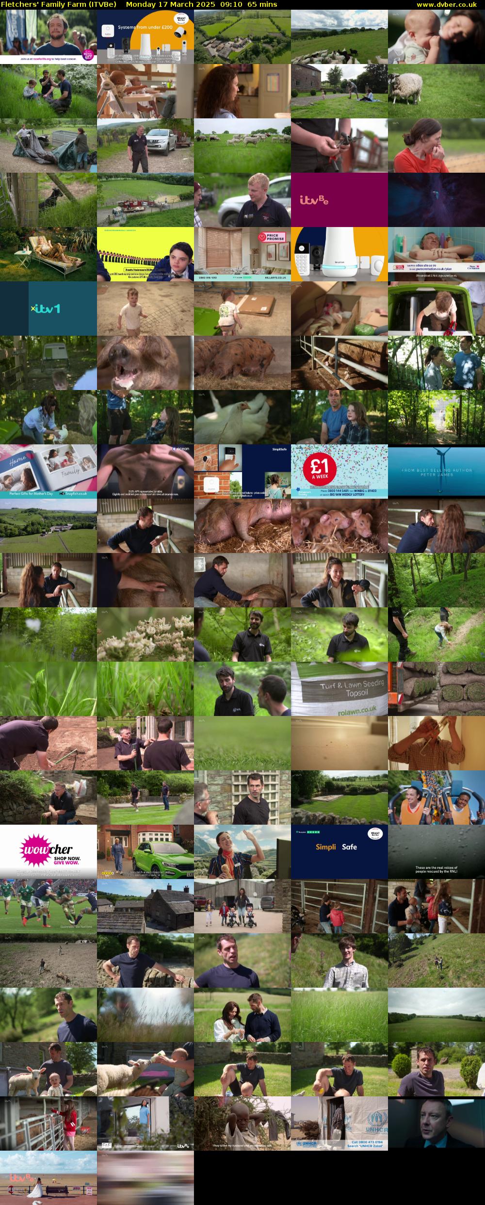 Fletchers' Family Farm (ITVBe) Monday 17 March 2025 09:10 - 10:15