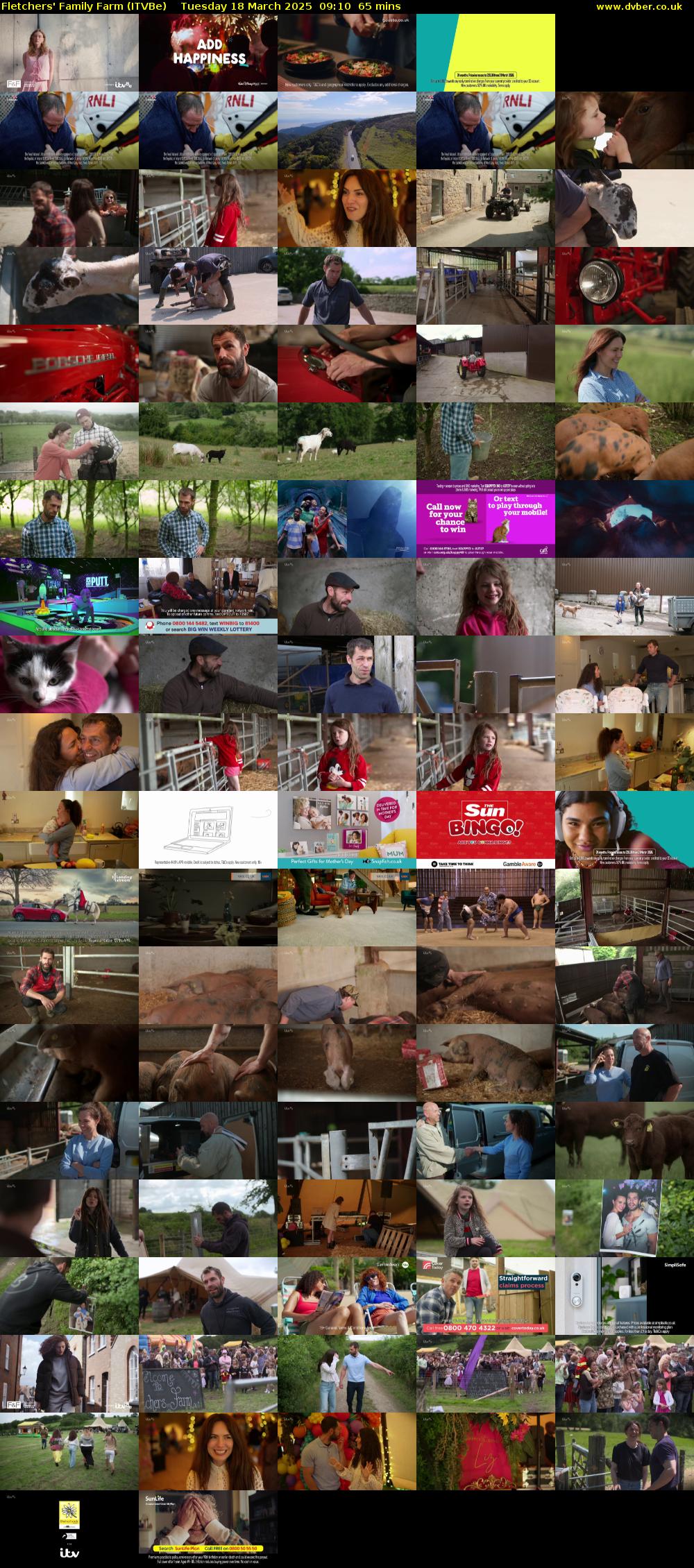 Fletchers' Family Farm (ITVBe) Tuesday 18 March 2025 09:10 - 10:15