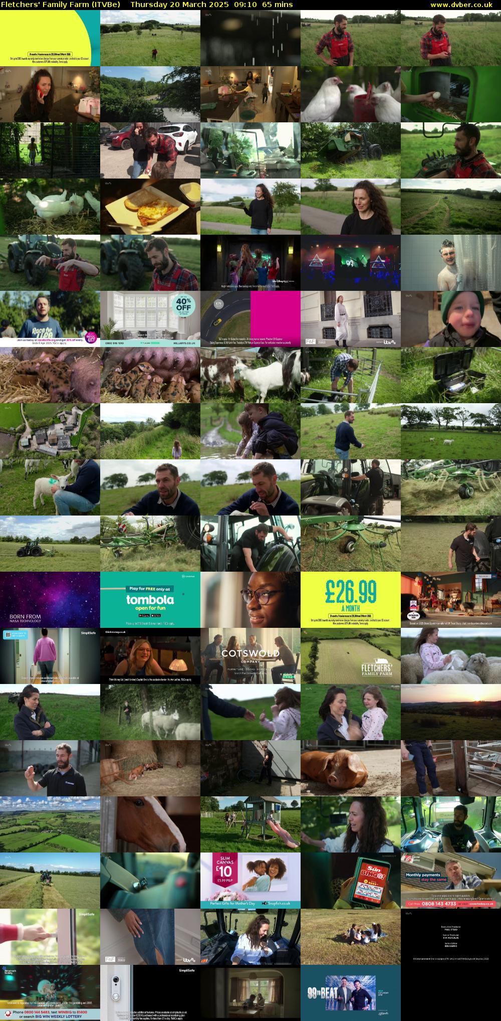 Fletchers' Family Farm (ITVBe) Thursday 20 March 2025 09:10 - 10:15