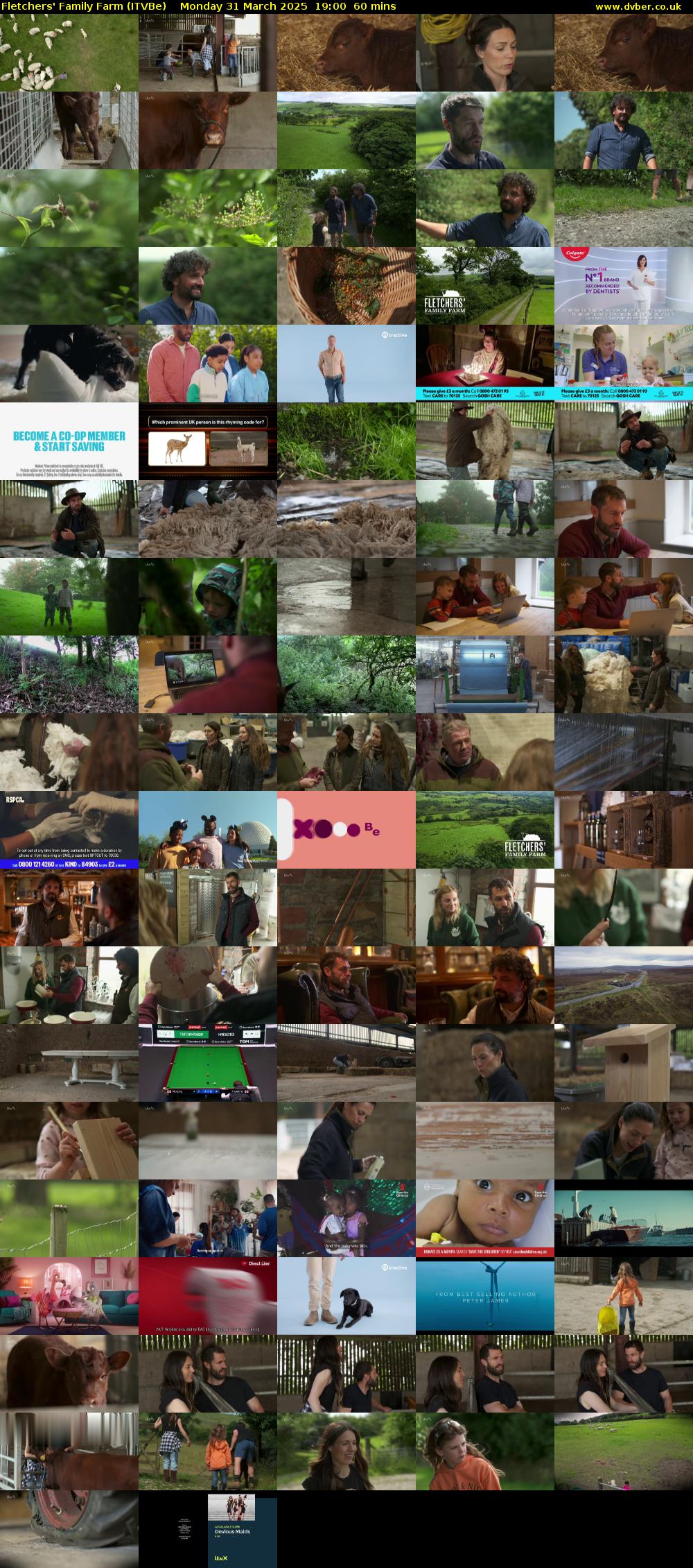 Fletchers' Family Farm (ITVBe) Monday 31 March 2025 19:00 - 20:00