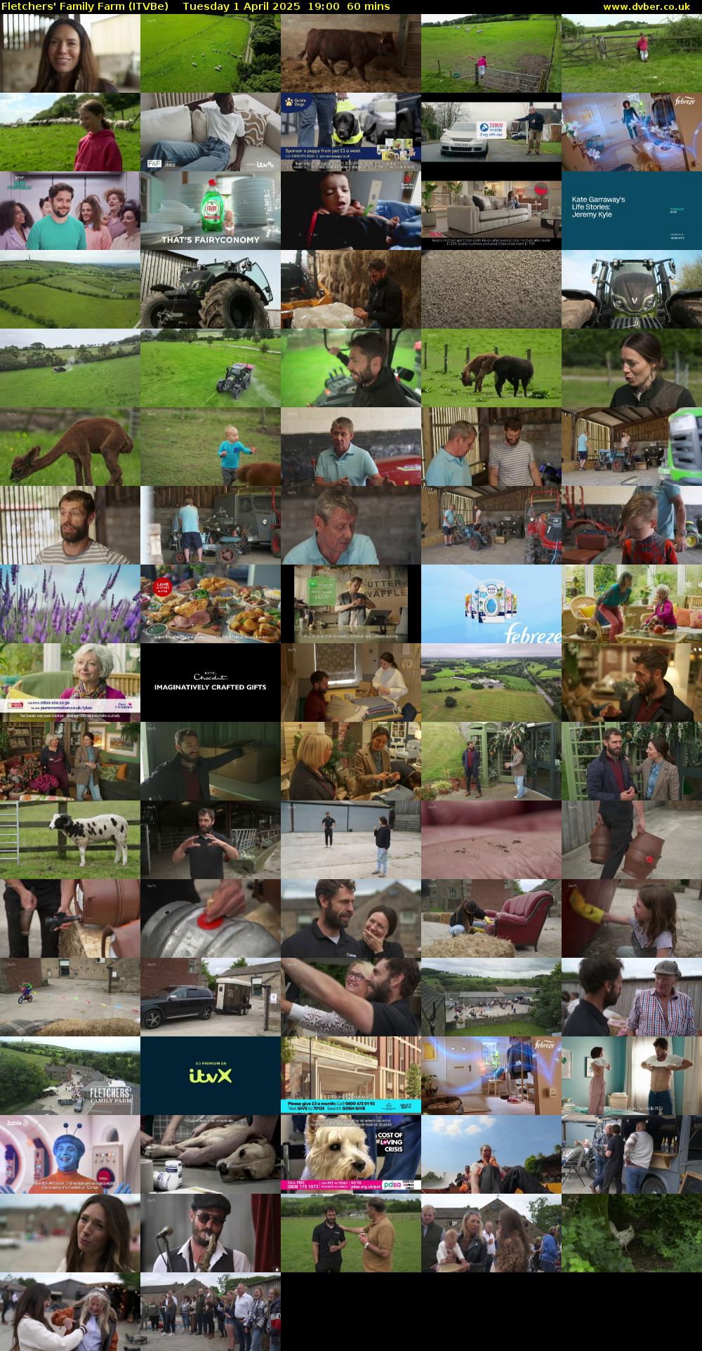Fletchers' Family Farm (ITVBe) Tuesday 1 April 2025 19:00 - 20:00