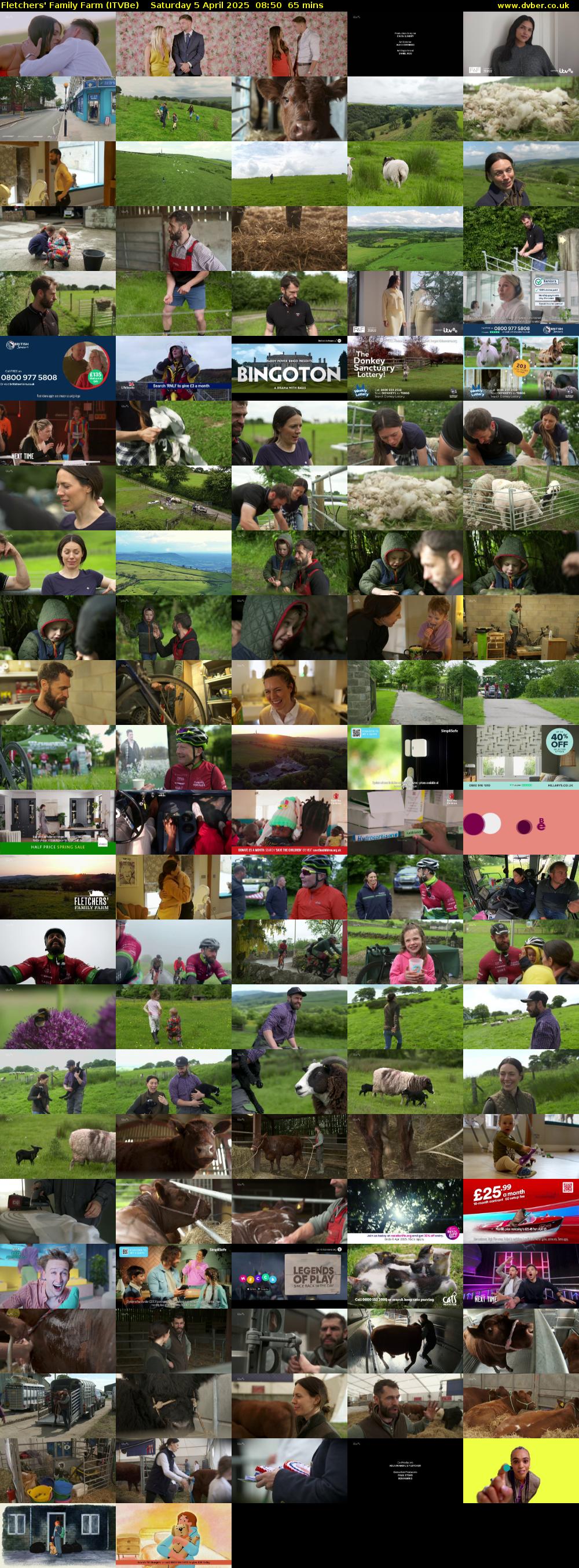 Fletchers' Family Farm (ITVBe) Saturday 5 April 2025 08:50 - 09:55