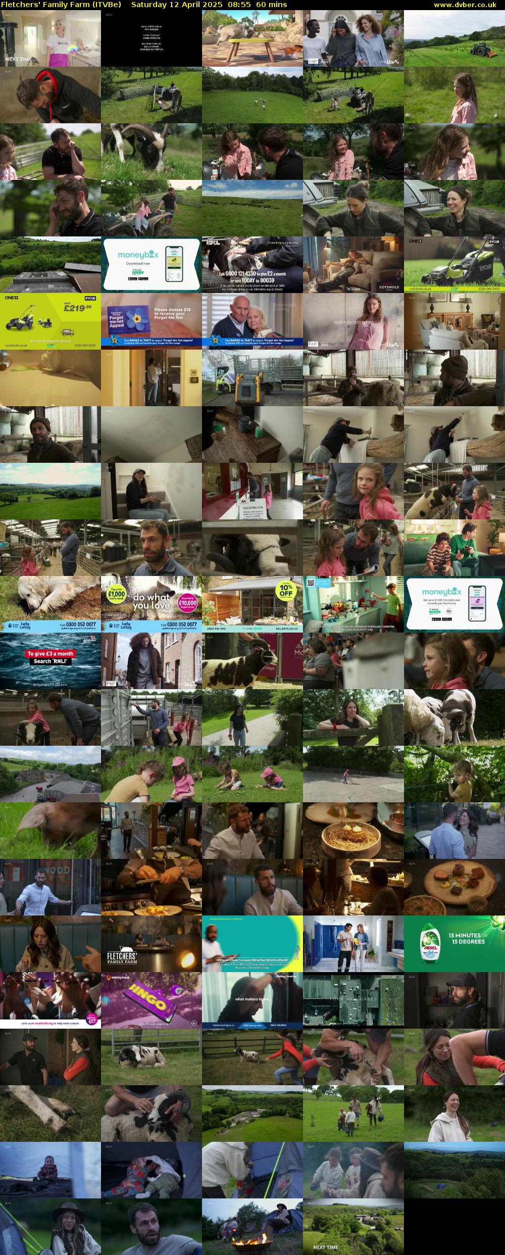 Fletchers' Family Farm (ITVBe) Saturday 12 April 2025 08:55 - 09:55