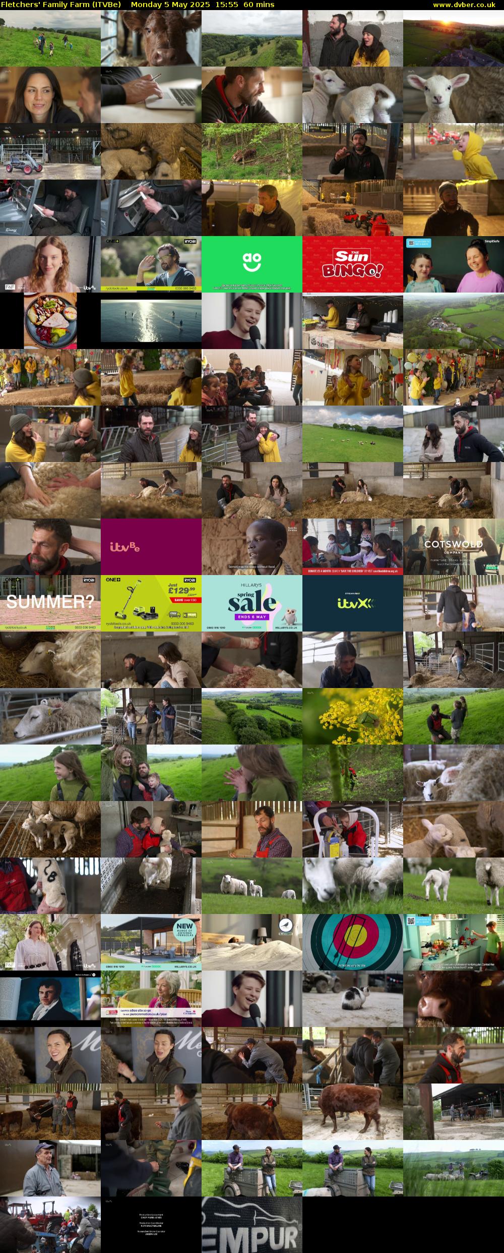Fletchers' Family Farm (ITVBe) Monday 5 May 2025 15:55 - 16:55