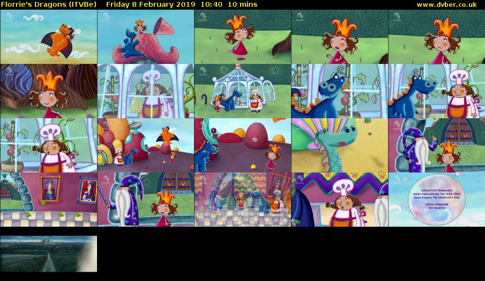 Florrie's Dragons (ITVBe) Friday 8 February 2019 10:40 - 10:50